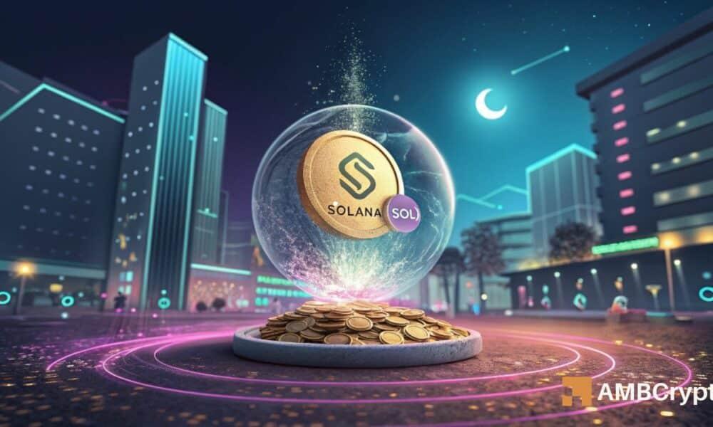 Solana 的日交易量达到 58.4 亿美元，超过市场平均水平，但 SOL 下跌 6%——现在怎么办？