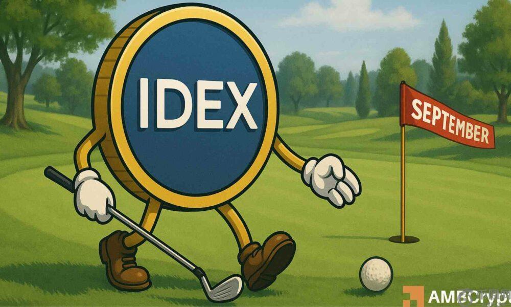 IDEX 7 天内上涨 34%：混合 DEX 代币能否推高至 0.045 美元？