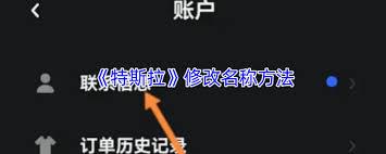 特斯拉app如何修改名称