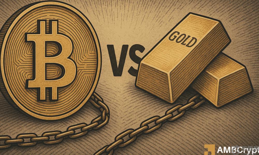 比特币 vs. 黄金：贵金属创下新高，BTC 表现落后